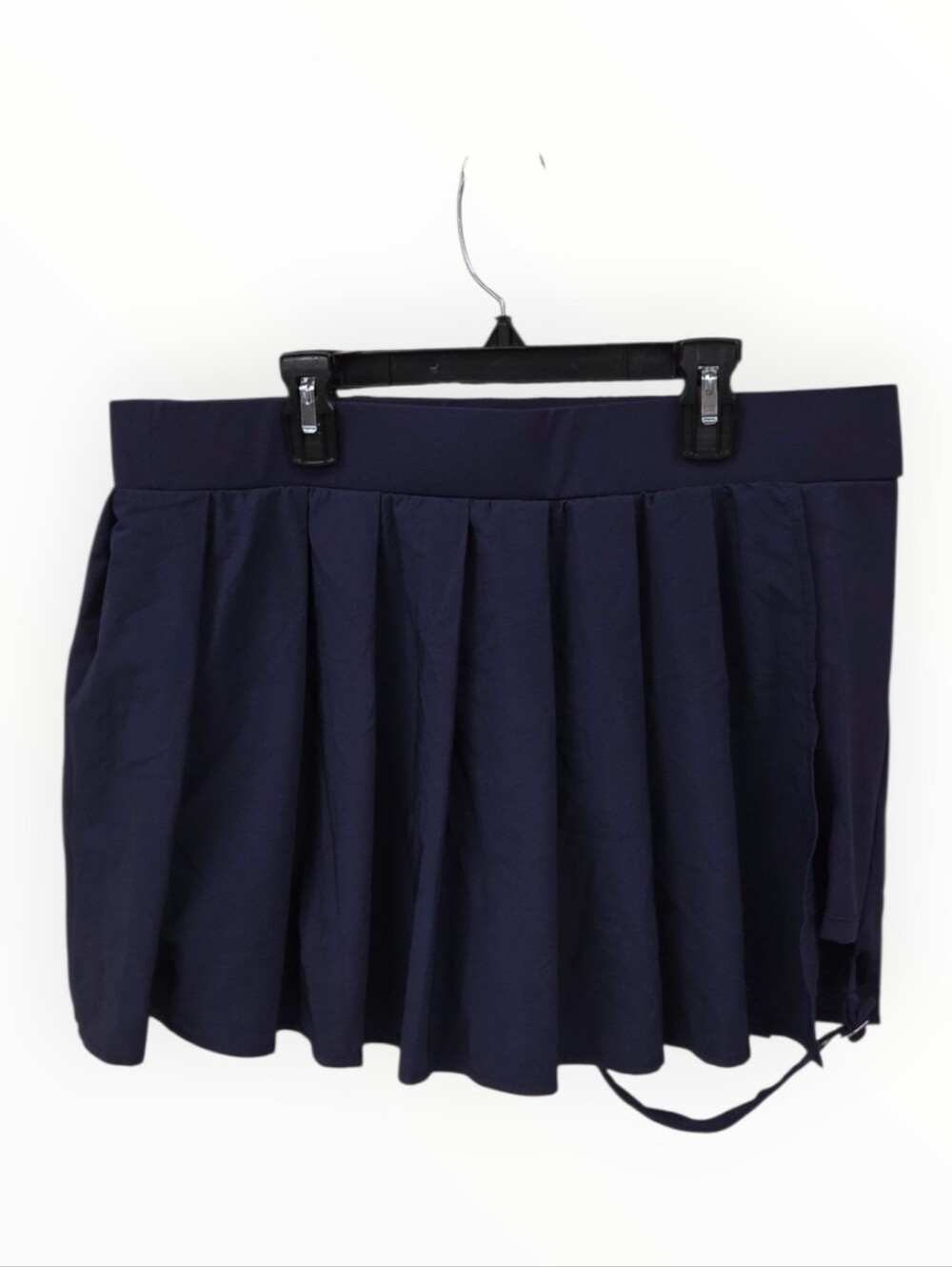 Halara Breezeful XLarge Navy Pleated Tennis Skort with Garters - Picture 2 of 7